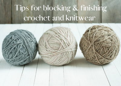Tips on blocking & finishing crochet and knitwear projects > Provenance Craft Co. > Blog 1