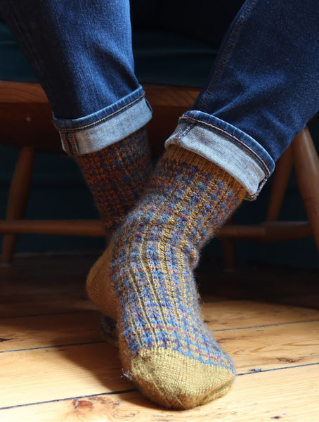 Aloe Sock knitting pattern - digital download with printed option