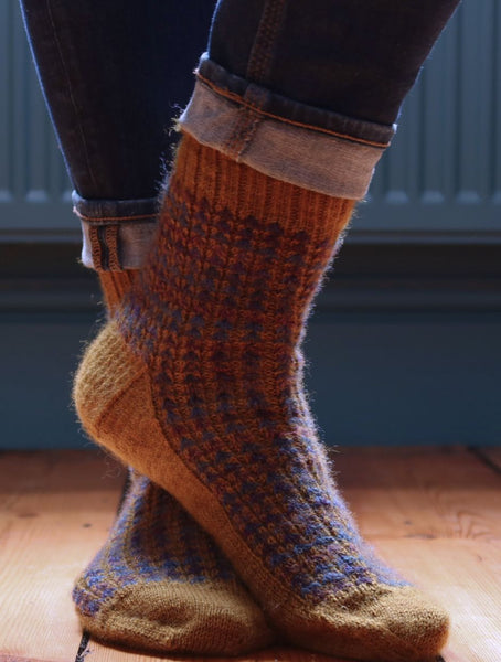 Aloe Sock knitting pattern - digital download with printed option