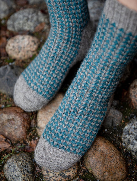 Aloe Sock knitting pattern - digital download with printed option