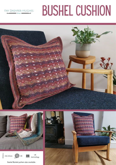 Bushel Cushion crochet pattern - digital download with printed option
