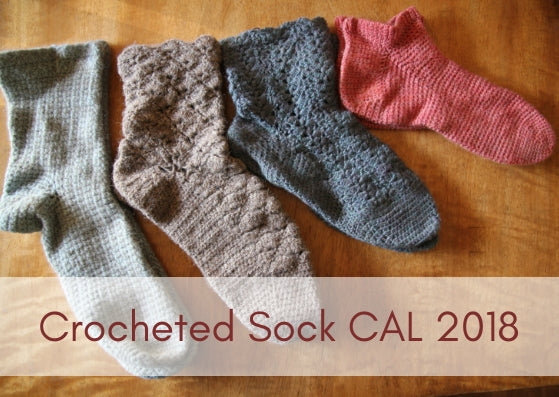 Sock Crochet Along 2018 - #SockCAL2018