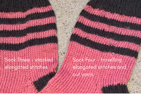 Jog-free Sock Stripes & Two Pairs of Socks from 100g of Yarn > Fay DH Designs > Blog 1