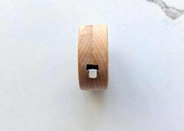 Wooden Tape Measure by Thread and Maple