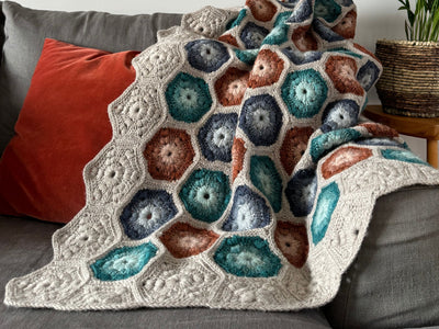 Crochet By Numbers Blanket Crochet Pattern - digital or hard copy