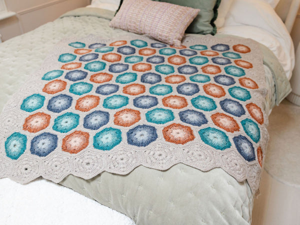 Crochet By Numbers Blanket Crochet Pattern - digital or hard copy