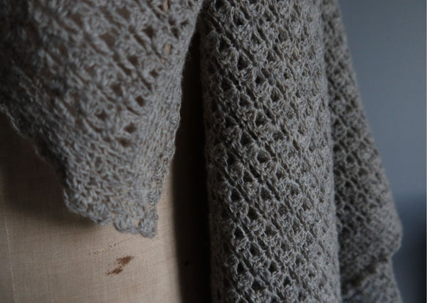 Fealty Hap crochet pattern - digital or hard copy