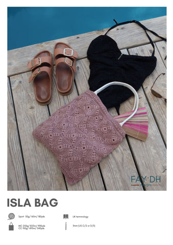 Isla Bag crochet pattern - digital download with printed option