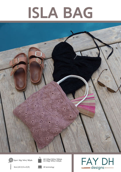 Isla Bag crochet pattern - digital download with printed option