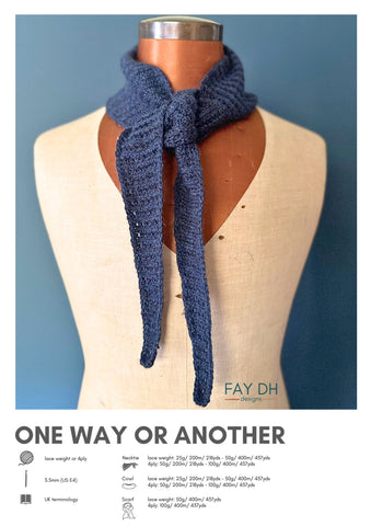 One Way Or Another crochet pattern - digital download with printed option