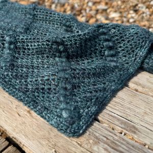 Pop Or Not Shawl crochet pattern (UK & US terminology) - digital download with printed option