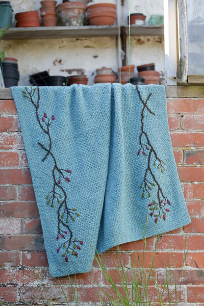 Rambling Rose Blanket crochet pattern - digital download with printed option