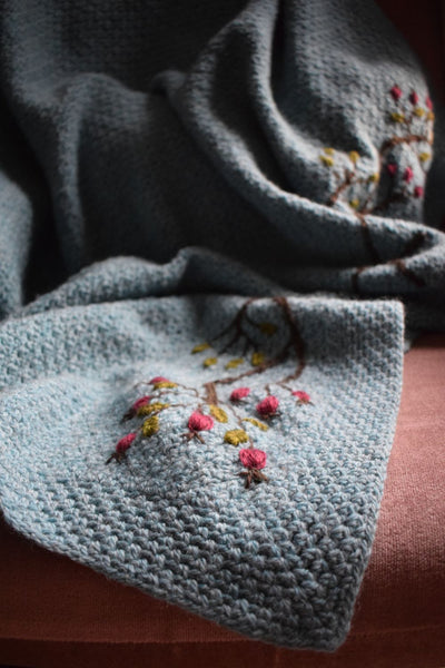 Rambling Rose Blanket crochet pattern - digital download with printed option