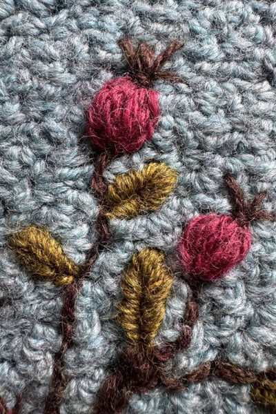 Rambling Rose Blanket crochet pattern - digital download with printed option