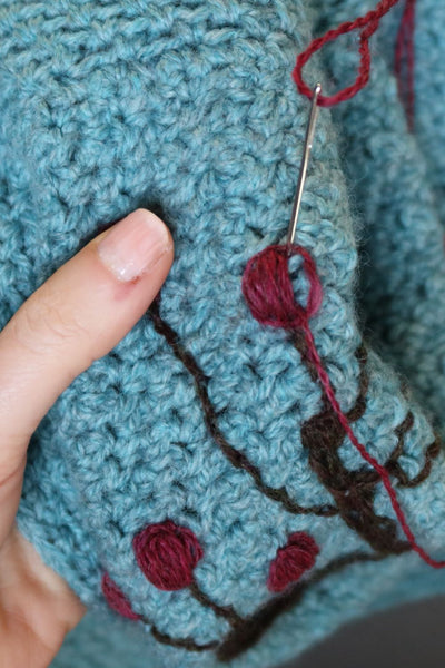 Rambling Rose Blanket crochet pattern - digital download with printed option