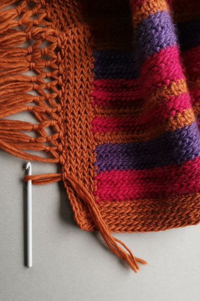 Strata Crochet Blanket crochet pattern - digital download with printed option