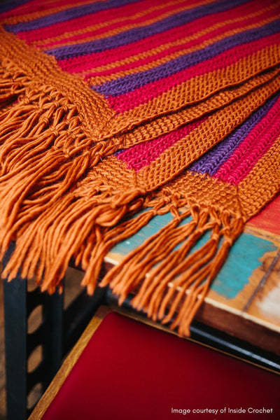Strata Crochet Blanket crochet pattern - digital download with printed option