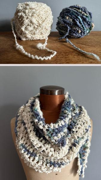 Wave Hello Shawl crochet pattern - digital download with printed option