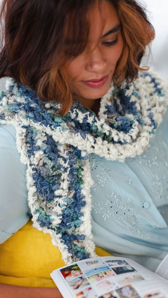 Wave Hello Shawl crochet pattern - digital download with printed option