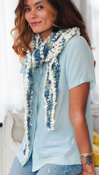 Wave Hello Shawl crochet pattern - digital download with printed option