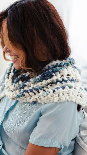 Wave Hello Shawl crochet pattern - digital download with printed option