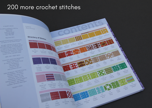 Crochet stitch dictionaries (UK terminology) - Provenance Craft Co