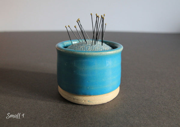 Ceramic & tweed pin cusions - Made in UK - Provenance Craft Co