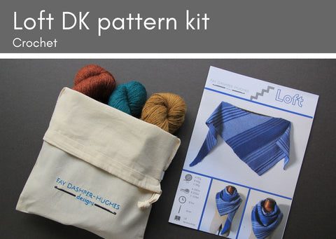 KIT for Loft crochet pattern DK - Provenance Craft Co