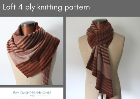 Loft 4 ply knitting pattern - digital or hard copy - Provenance Craft Co