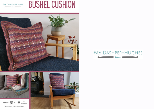 Bushel Cushion crochet pattern - digital or hard copy