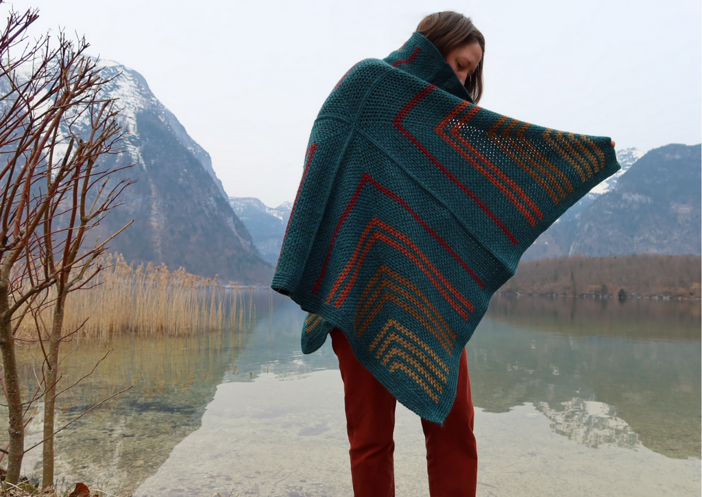 Fall Into Winter Blanket crochet pattern - digital or hard copy