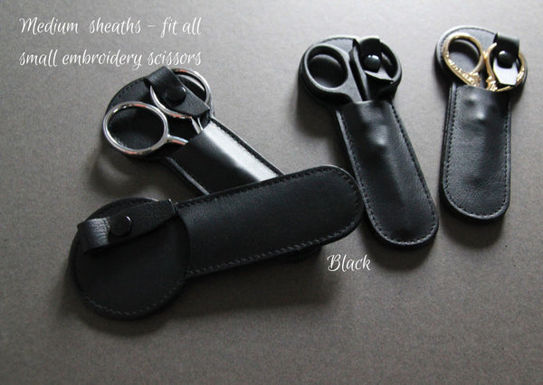 Leather scissor sheaths - Made in Germany - Provenance Craft Co