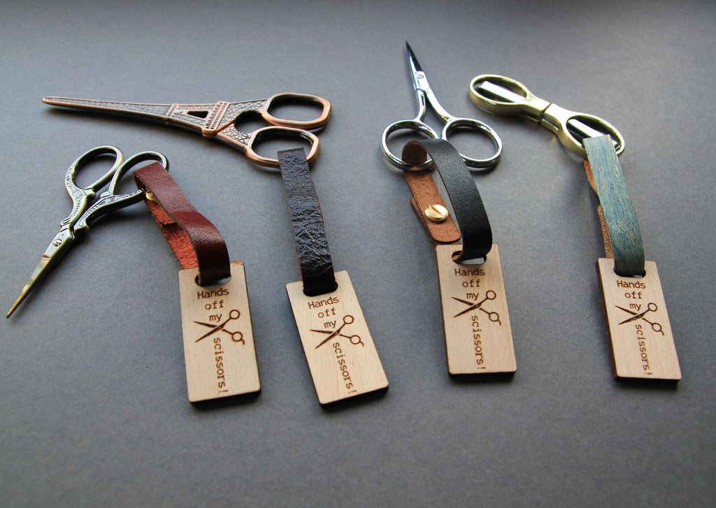 Wooden scissors tags - Provenance Craft Co