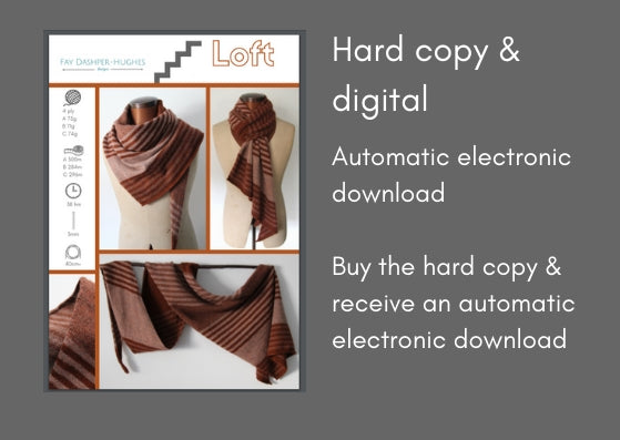 Loft 4 ply knitting pattern - digital or hard copy - Provenance Craft Co