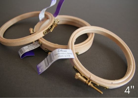Embroidery Hoops (4 - 8") - Made in UK - Provenance Craft Co