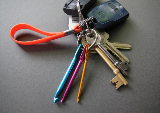 Crochet hook keyring - Provenance Craft Co