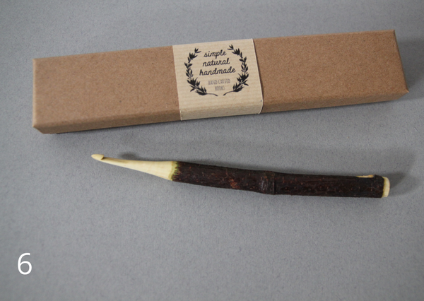 Wooden crochet hooks - handmade in the UK - Provenance Craft Co