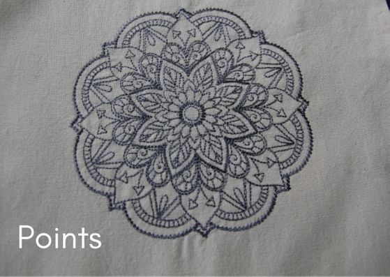 Bag embroidery mandala kits (Mandalas - 3 designs & 5 colourways to choose from) - Provenance Craft Co