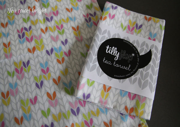 Tillyflop cards and tea towels - Provenance Craft Co