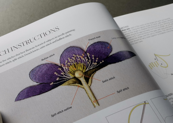 The Kew Book of Embroidered Flowers by Trish Burr - Provenance Craft Co