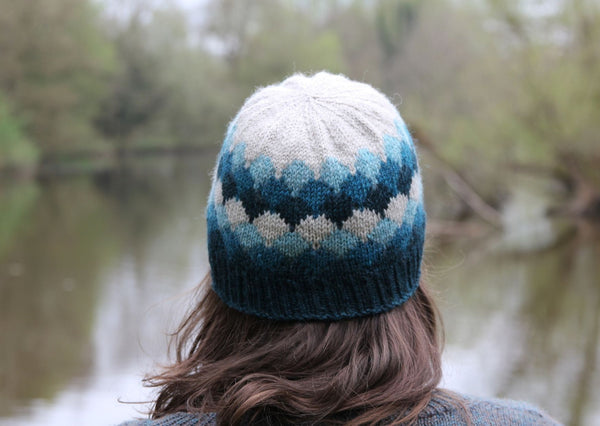 Coho Beanie sportweight knitting pattern - digital or hardcopy - Provenance Craft Co