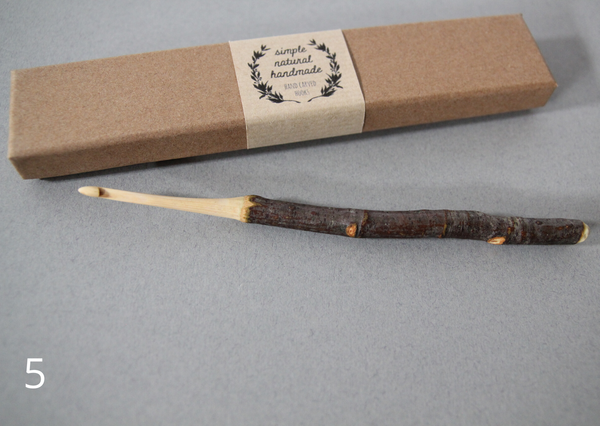 Wooden crochet hooks - handmade in the UK - Provenance Craft Co