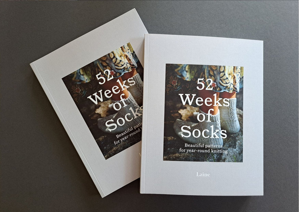 52 Weeks of Socks Paperback book by Laine