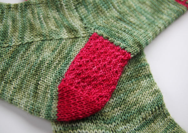 Festive Feet sock knitting pattern - digital or hard copy - Provenance Craft Co