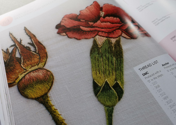 The Kew Book of Embroidered Flowers by Trish Burr - Provenance Craft Co