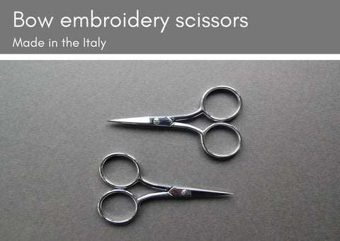 Bow Embroidery Scissors - Made in Italy - Provenance Craft Co