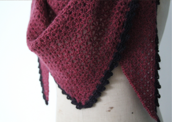 Drucilla Shawl crochet pattern - digital or hard copy