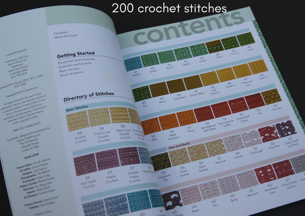 Crochet stitch dictionaries (UK terminology) - Provenance Craft Co