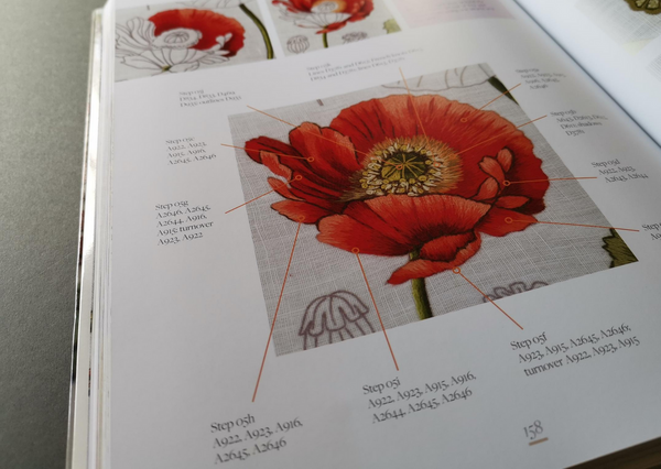 The Kew Book of Embroidered Flowers by Trish Burr - Provenance Craft Co