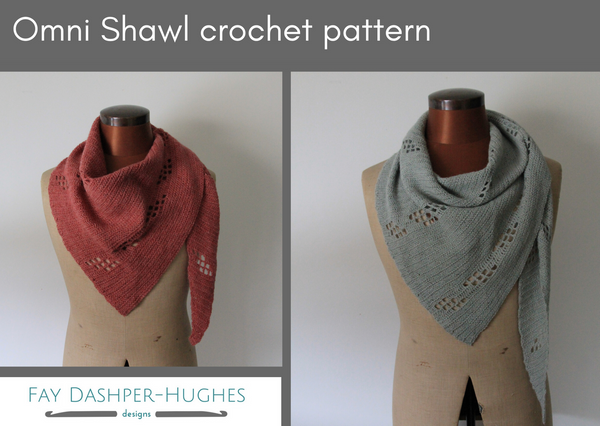 Omni Shawl crochet pattern - digital - Provenance Craft Co